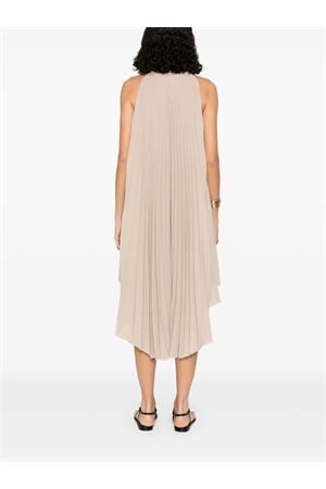 Light beige pleated maxi dress PHILOSOPHY DI LORENZO SERAFINI | A040921210045